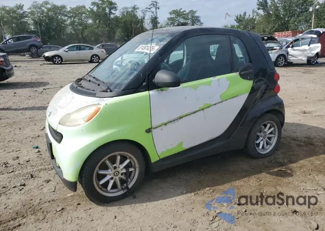 2009 Smart Fortwo Pure z USA, uszkodzony, nr VIN WMEEJ31X09K266377